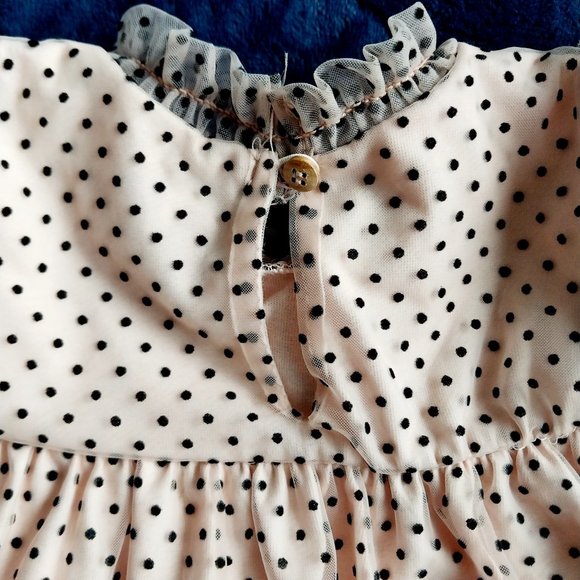 Zara Polka Dot Tulle Dress - Picture 5 of 6